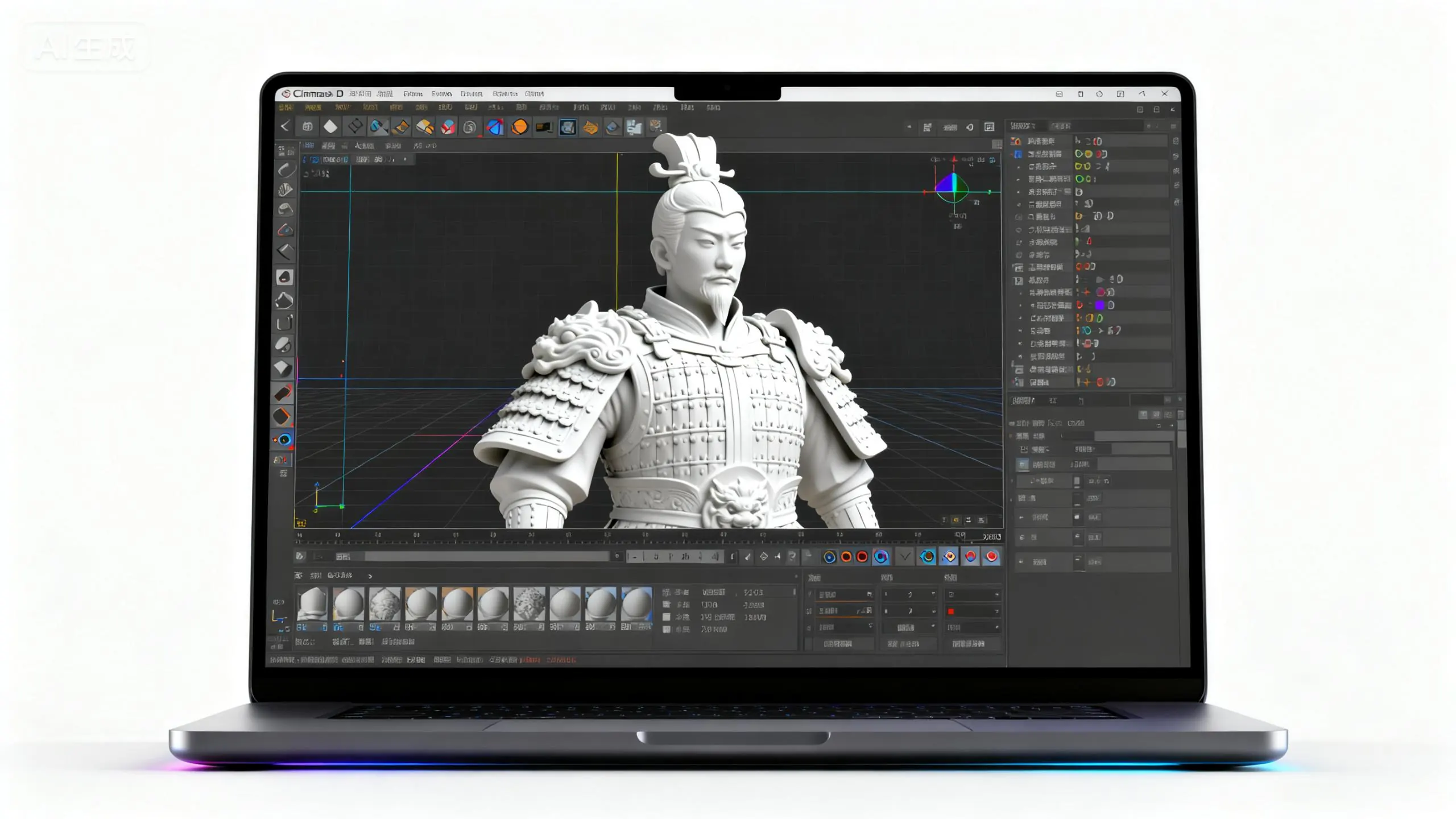 C4D渲染界面