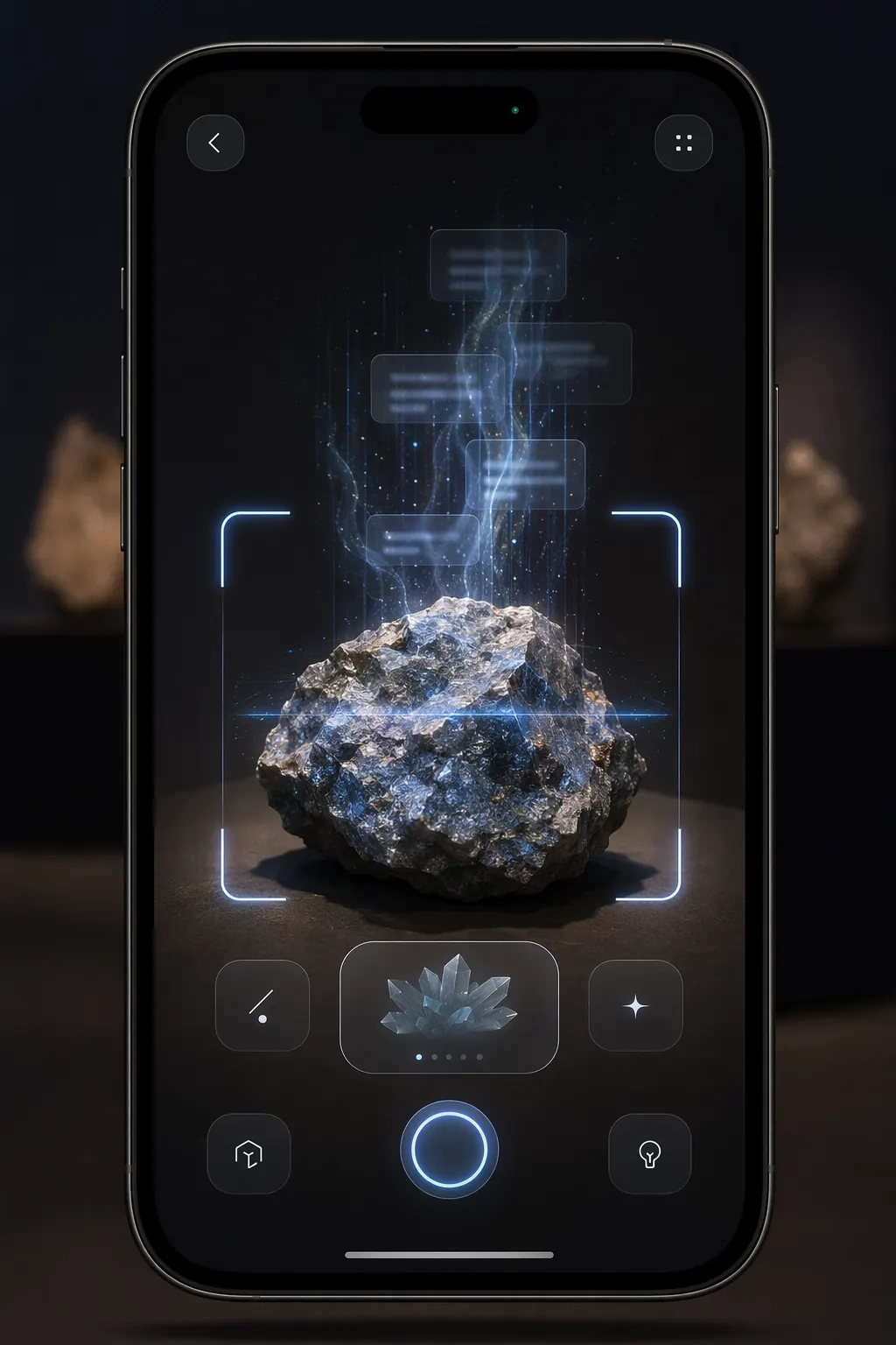 AR 手机扫描界面辅助视觉